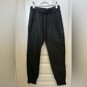 Zara pants with elastic waistband and drawstrings-Faded gray-size M US